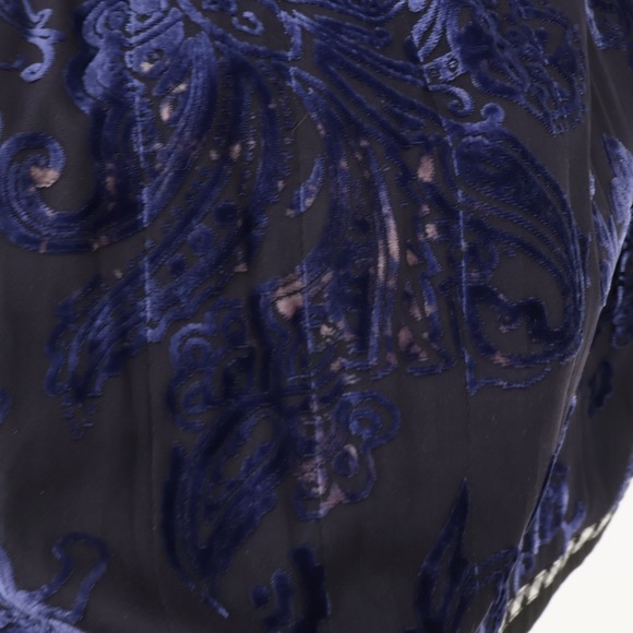 Vintage 90s Koos of Course! Silk‎ Velvet Floral Jacket Reversible Plus Size 1X - Picture 8 of 16